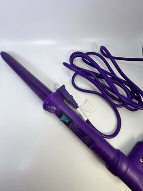 NEO Twister Curling Wand In Purple 311506 Preowned EUC